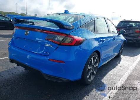 2025 Honda Civic Hybrid Sport Touring from USA, damaged, VIN 19XFL4H90SE014924